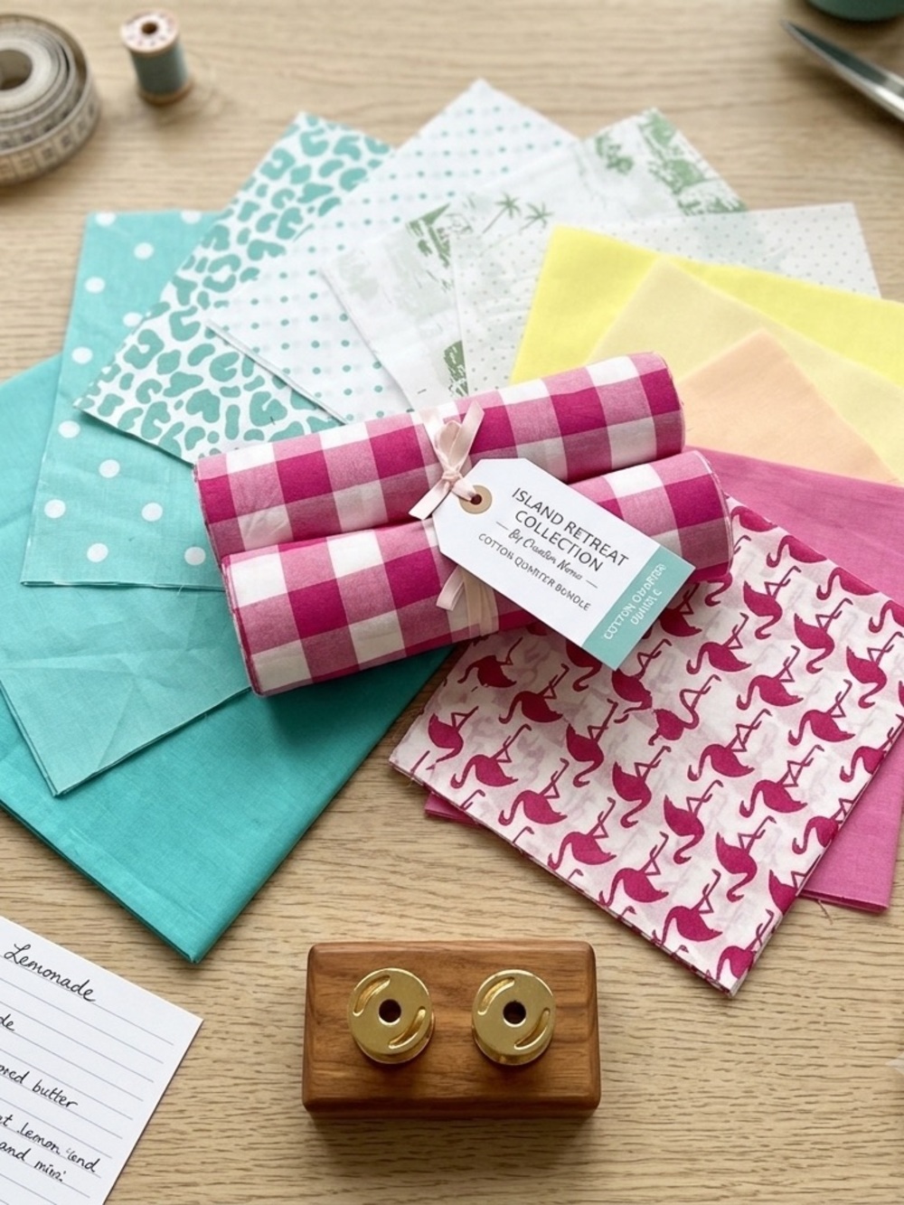 42pcs Cabana Club Precut Quilt Cotton Fabric layer cake 10” square quilt block